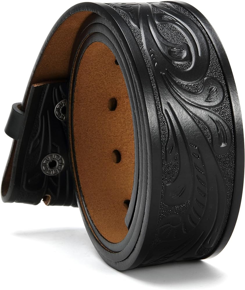 Leather Belts Without Buckles