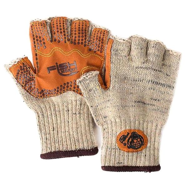 a pair of fish monkey gloves