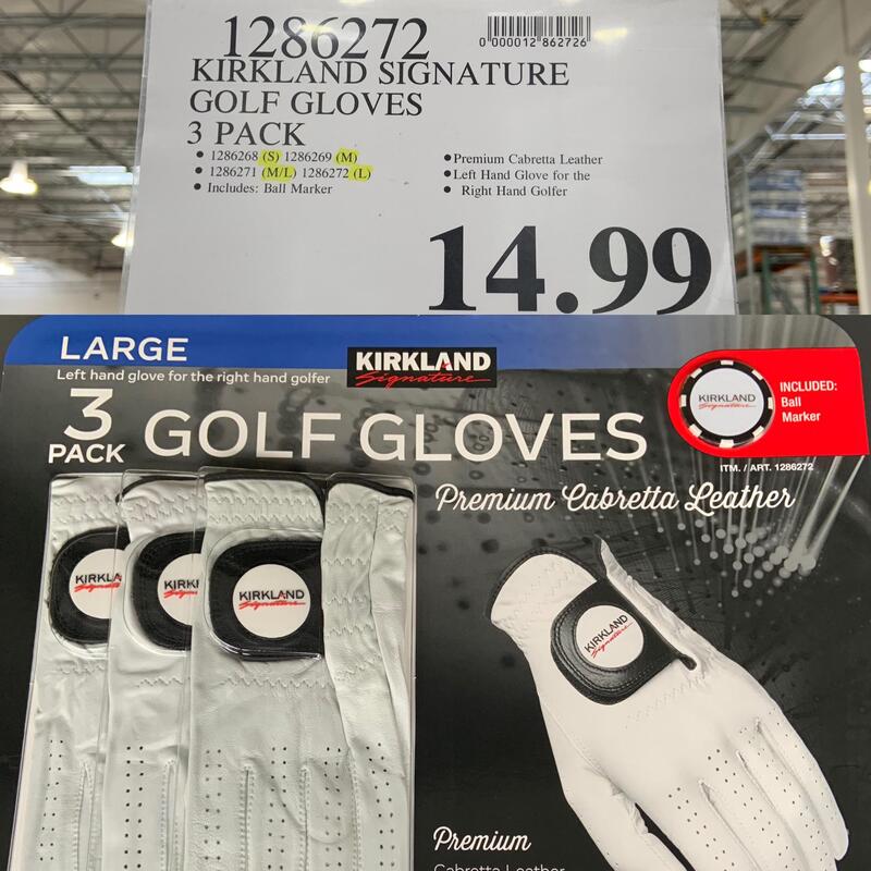 the kirkland golf gloves