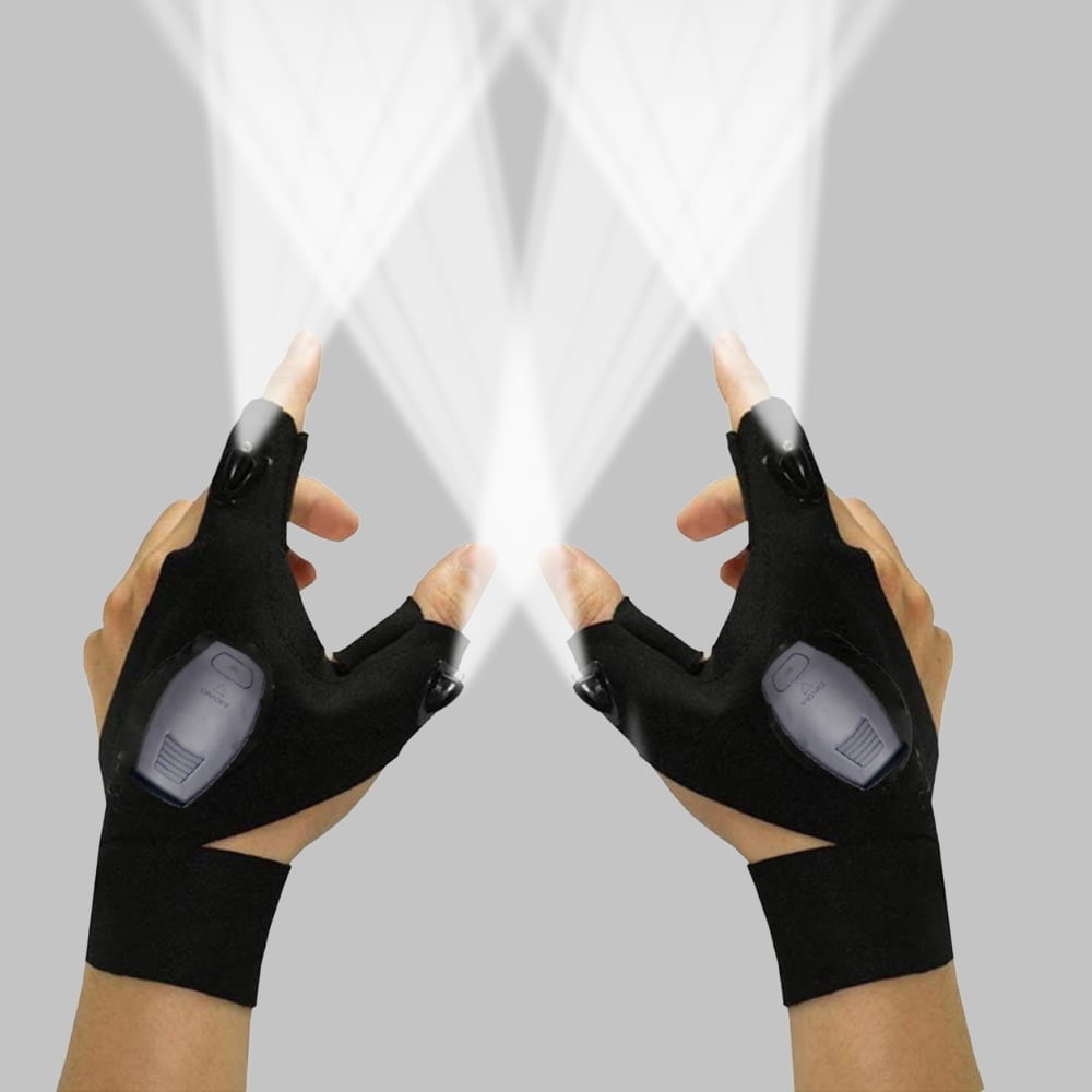 the flashlight gloves