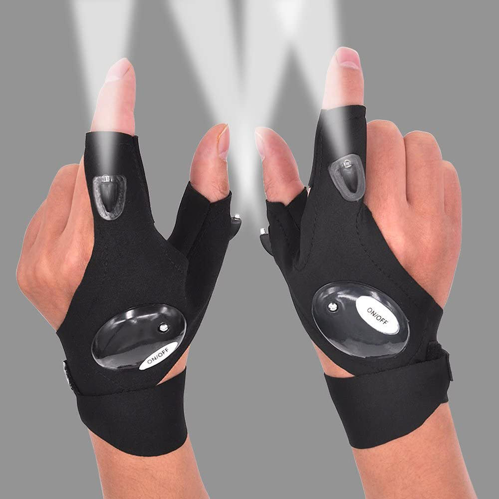 the flashlight gloves