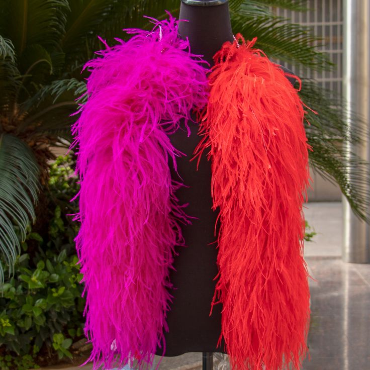 ostrich feather scarf